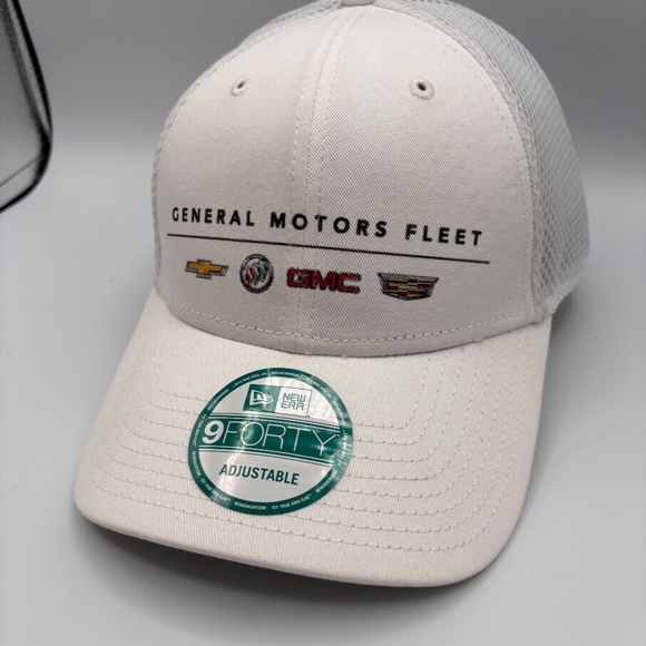 New Era 9 Forty GM General Motors Fleet Chevy GMC Meshback Snapback Hat - Picture 2 of 11